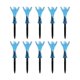 thumbnail image 1 of 10pcs Plastic Golf Tee Ball Holder Adjustable Height Stable Practice Aids Accessories Gift for GolferTransparent Blue, 1 of 4