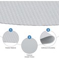 thumbnail image 2 of rotundity Rubber Jar Opener, 2PCS Jar Opener for Weak Hands, Rubber Jar Opener Gripper Pad for Seniors with Arthritis, Heat Insulation Kitchen Coasters grey, 2 of 5