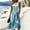 Dark Blue, variant on Dresses For Women Crew Neck Sleeveless Fit And Flare Fashionable Lightweight Elegant Summer Dress Dark Blue L