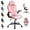 Pink, variant on CL.HPAHKL Red Gaming Chair, Ergonomic Computer Chair Gaming High Back PU Leather Gamer Chair with Lumbar Support, Height Adjustable Video Game Chair for Adults