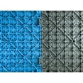 thumbnail image 3 of VinTile Modular Interlocking Cushion Floor Tiles Mat Non-Slip with Drainage Holes for Pool Shower Locker-Room Sauna Bath Deck Patio Garage Wet Area Mat (Pack of 12 Tiles - 11-3/4" x 11-3/4", Blue), 3 of 4