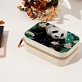 thumbnail image 7 of Panda Velvet Travel Organizer with Removable Compartment - Portable Jewelry Necklace Organizer Box - Gift, 7 of 7