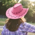 thumbnail image 2 of SAYOO Sombrero de vaquero de estilo occidental para mujeres y hombres SAYOO moda, 2 of 3