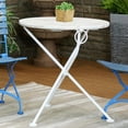 thumbnail image 4 of Sunnydaze French Country 28" European Chestnut Round Outdoor Bistro Table, 4 of 9