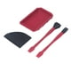 thumbnail image 5 of Kit de pegamento de silicona de 4 piezas: 2 cepillos, 1 peine y 1 bandeja, juego de aplicadores de pegamento de silicona de aplicación uniforme para carpintería, 5 of 15