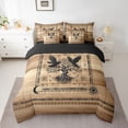 thumbnail image 2 of Feelyou Hippie Black Crow Twin Bedding Sets 7pcs, Bohemian Life Tree Bedding Comforter Set, 2 of 8