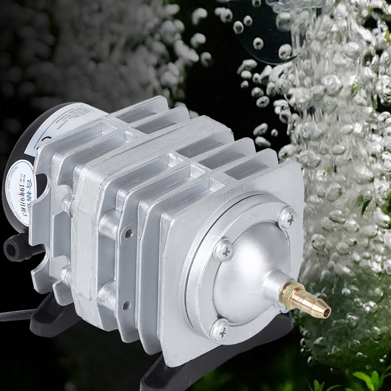 Nieyigj DC Magnetic Oxygen Pump Air Compressor Aerator for Fish Tank Aquarium, 6.30 inches / 16 cm