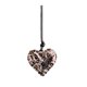 thumbnail image 1 of Fashionable Women's Necklace With Retro Leopard Print Heart And Star Pendant Adjustable Long Chain Neck Jewelry, 1 of 4