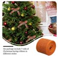 thumbnail image 4 of Christmas Ribbon Portable Party Decoration Classic Plaid House Decorations Exquisite Decorative Accessories for Celebration 11 Width 6cm, 4 of 4