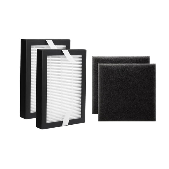 Nispira 62731 EF-12 HEPA with Foam Filter Replacement Compatible with Kenmore Canister Vacuum Cleaner Models 81615, 81614, BC4026, 2 Set