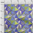 thumbnail image 2 of oneOone Cotton Cambric Royal Blue Fabric Check Patchwork Diy Clothing Quilting Fabric Print Fabric By Yard 42 Inch Wide, 2 of 6
