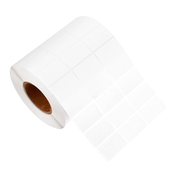 HEALEEP 5000Pcs Pricing Stickers White Paper Rectangular for Labeling Products Commercial Use