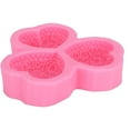 thumbnail image 2 of Flower Shape Silicone , 3-Cavity Heart Shaped Non-stick Design  Making Supplies, For Making  Aromatherapy Plaster Making Chocolate Fondant, 2 of 8
