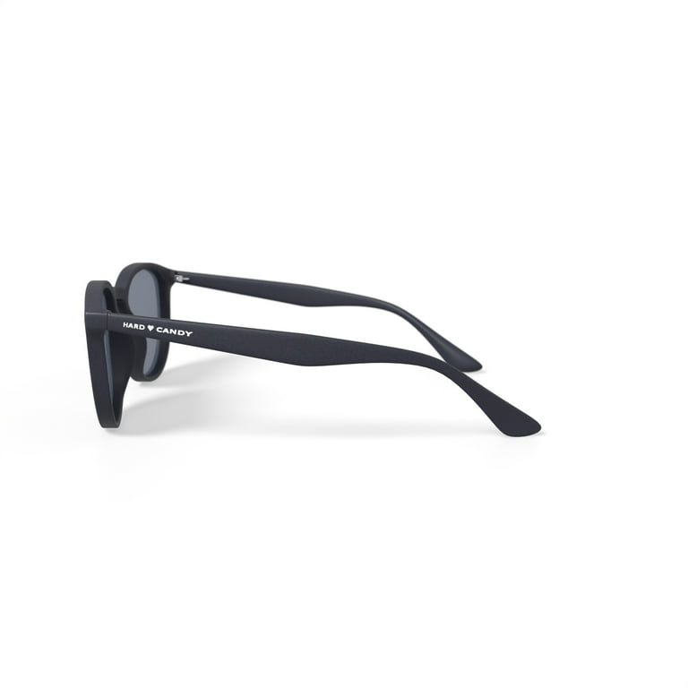 Hard Candy Womens Rx'able Sunglasses, Hs20, Matte Black, 52-20-145