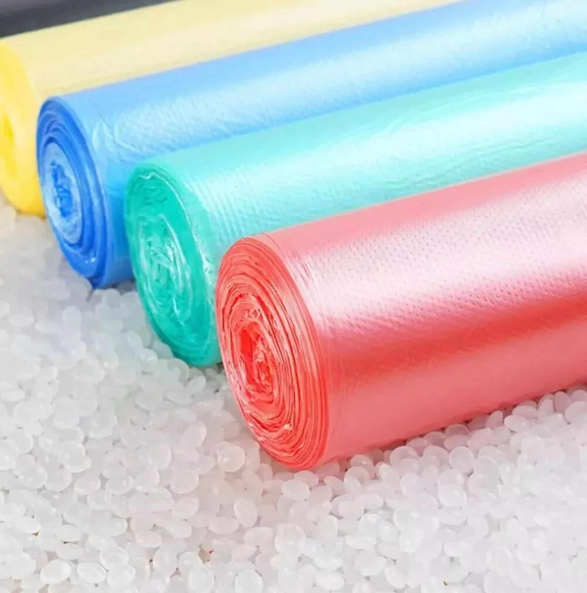 CRESTIN- 150 Pcs 4 Gallon Trash Bags Kitchen Trash Bags Small Garbage Rubbish Bags 5 Roll