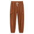 thumbnail image 5 of WAVSUF Men's Athletic Cargo Pants, Loose Fit Straight Leg Multi Pockets Fall Sports Comfort Pants Size S-3XL, 5 of 10