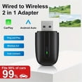 thumbnail image 5 of WIFI6 Dual Port Wireless CarPlay Adapter 2In1 CarPlay+Android Auto USB-A and USB-C Compatible with Wired, 5 of 5