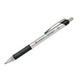 thumbnail image 1 of FORAY Advanced Ink Retractable Ballpoint Pens, Bold Point, 1.2 mm, Silver Barrel, Black Ink (Pack Of 12), 1 of 1