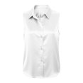 thumbnail image 6 of QASIEATN Womens Satin Blouse Sleeveless Tank Tops Button Down Shirts Outfits Summer Vest for Women, 6 of 6