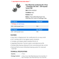 thumbnail image 2 of Rear Wheel Hub and Bearing Kit 2 Piece - Compatible with 2005 - 2009 Hyundai Tucson FWD 2006 2007 2008, 2 of 2