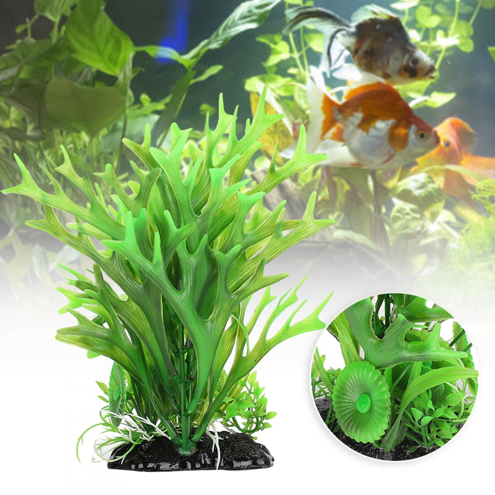 Gradient Color Aquarium Simulation Plants, Aquarium Artificial Plants