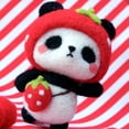 thumbnail image 2 of Kit Needle Felting Kit DIY Handmade Wool Pedant Materials Cartoon Panda Shape for Beginners, 2 of 5