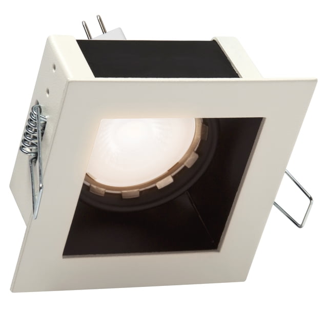 Luminaria Para Empotrar En Techo Spot Dirigible Base Para Foco MR16 GU5.3 50w Blanco Illux TH-4230.N