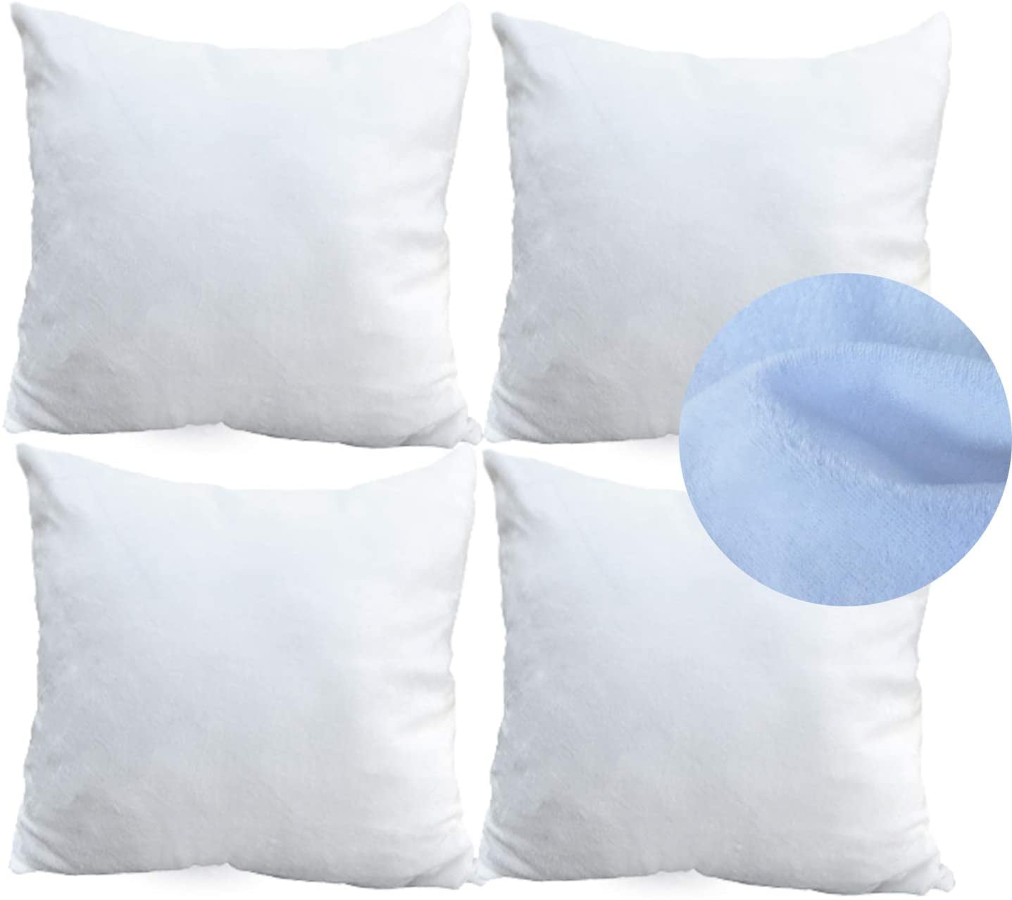 10Pcs 16" x 16" White Sublimation Blank Pillow Case Fashion Cushion Room Decor 