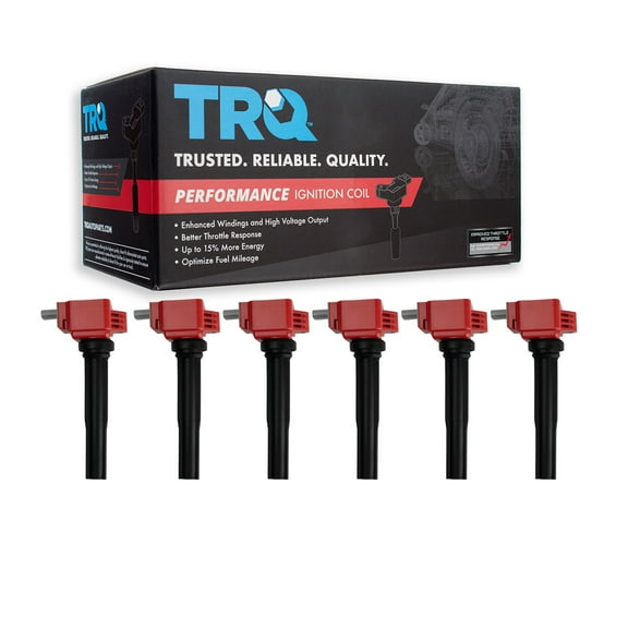 TRQ Performance Ignition Coil Set for Ford F-150 Fusion Edge 2.7L Turbo New ICA61963 Fits select: 2015-2017 FORD F150, 2019 LINCOLN NAUTILUS