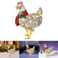thumbnail image 1 of Bufanda Acrílica Navideña Pollo Jardín Pollo Luminoso, 1 of 9