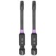 thumbnail image 1 of Uxcell 2pcs T20 Torx Impact Bit de destornillador 1/4" Punta hexagonal 2.6" Largo Magnético Sin agujero, 1 of 7