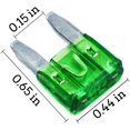 thumbnail image 1 of 100 Pack Auto Fuses 30 AMP APM/ATM 32V Mini Blade Style Fuses 30A Short Circuit Protection Car Fuse, 1 of 4