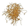 thumbnail image 1 of 100 ganchos para pendientes chapados en oro, 1 of 5
