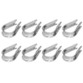 thumbnail image 1 of Fdit Timble Rigging,50Pcs Wire Rope Thimble Stainless Steel Cable Rigging Tools for Shipbuilding Industry,Wire Rope Thimble, 1 of 8