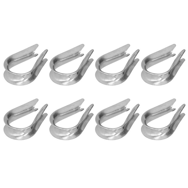 Fdit Timble Rigging,50Pcs Wire Rope Thimble Stainless Steel Cable Rigging Tools for Shipbuilding Industry,Wire Rope Thimble