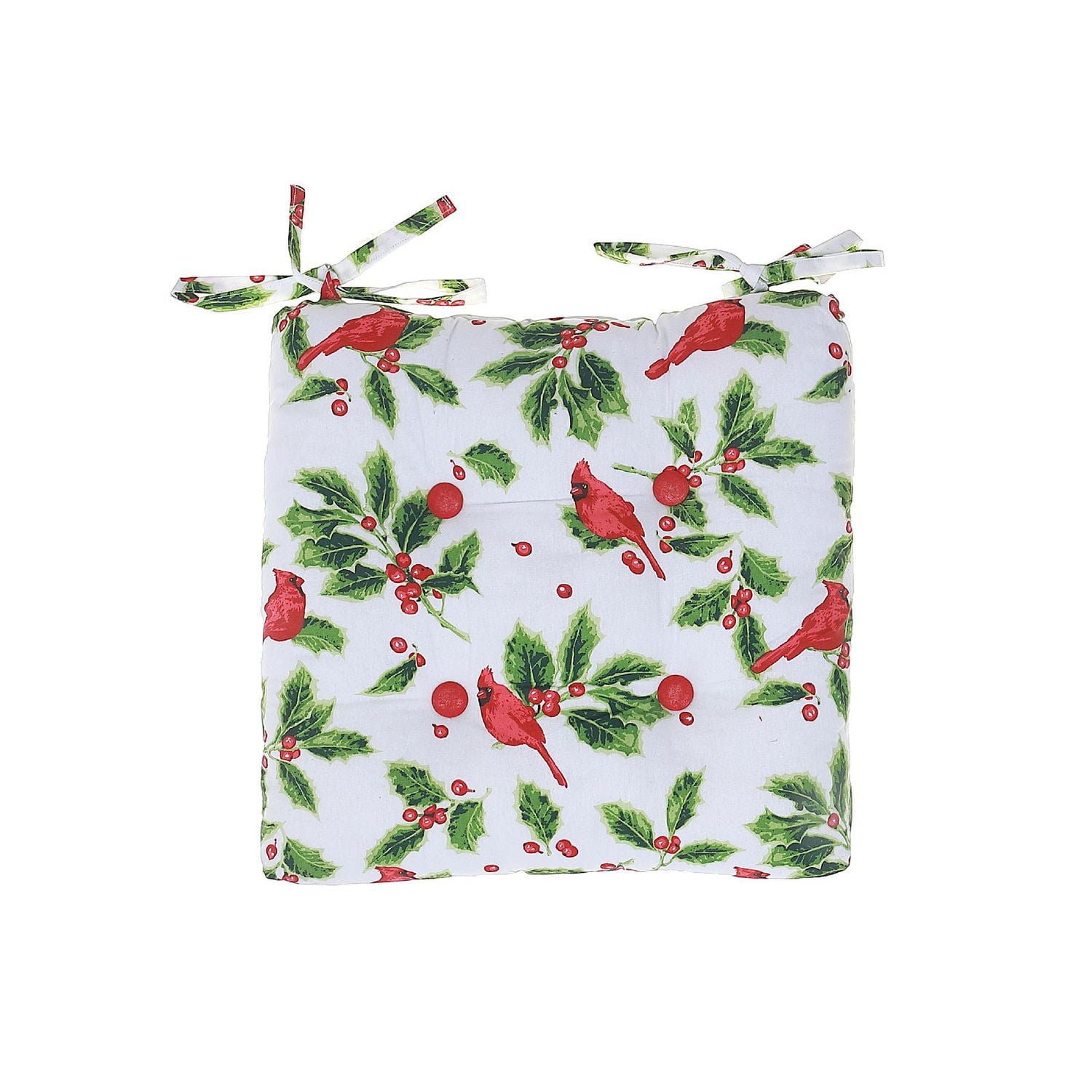 Coussin De Chaise 18" X 18" Cardinal - Ensemble De 2