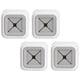thumbnail image 5 of 4 piezas de organizador de toallas y trapos para colgar en la pared para el baño y la cocina., 5 of 5