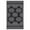 Black and white, variant on EastVita 9 x 12 ft Plastic Black and Gray Rectangular Beach Front Porches Patio Picnic RV Camping Garage Outdoor Bohemia Area Rug