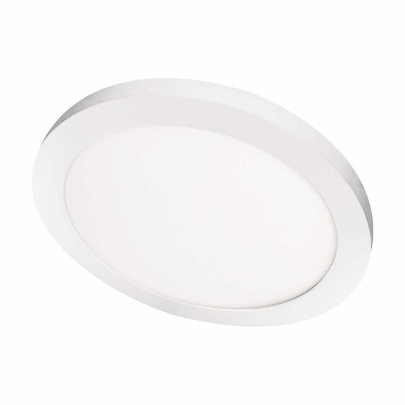 15 in. 22.5-Watt Dimmable White Integrated LED 1650 Lumens Round Flat Panel Flush Mount Ceiling Light Color Change 5CCT