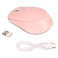thumbnail image 1 of Ratón De La Computadora, Modos Duales Rosados ​​elegantes Del Ratón Inalámbrico Para La Oficina Para Viajar ANGGREK Otros, 1 of 8