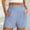 Blue, variant on BKQCNKM Gauze Shorts for Women, Linen Shorts for Women, Women Beach Fashion, Casual Shorts Comfy Elastic Waist Lightweight Shorts, Summer Shorts for Women, Blue XXL