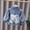 hwj01# White, variant on Girls Bowboy Fall Jacket Classic Button Down Long Sleeve Casual Coat Solid Color Multi Pockets Cute Bow Denim Jacket For Grls Fall Jean Coat Outwear