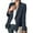 Dark Blue, variant on Women Casual Blazer Button Lapel Suit Jacket for Women with Pockets Long Sleeve Work Business Fashion Blazers Jackets Outfits