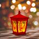 thumbnail image 1 of Linterna colgante con luz LED navideña, adorno navideño de 4,92x3,54x2,24 pulgadas, iluminación de escritorio, luz nocturna de Navidad para exteriores , Papá Noel rojo, 1 of 8