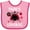 Pink and Red, variant on Inktastic Valentine's Day Papa's Lovebug Boys or Girls Baby Bib