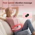 thumbnail image 6 of Portable Cordless Period Heating Pad, Heating Belt for Menstrual Cramps with 3 Heat Levels 4 Massage Modes, NTC Safe Temperature Control, Auto Timer, Birthday Christmas Gift for Women Mom Wife, 6 of 13