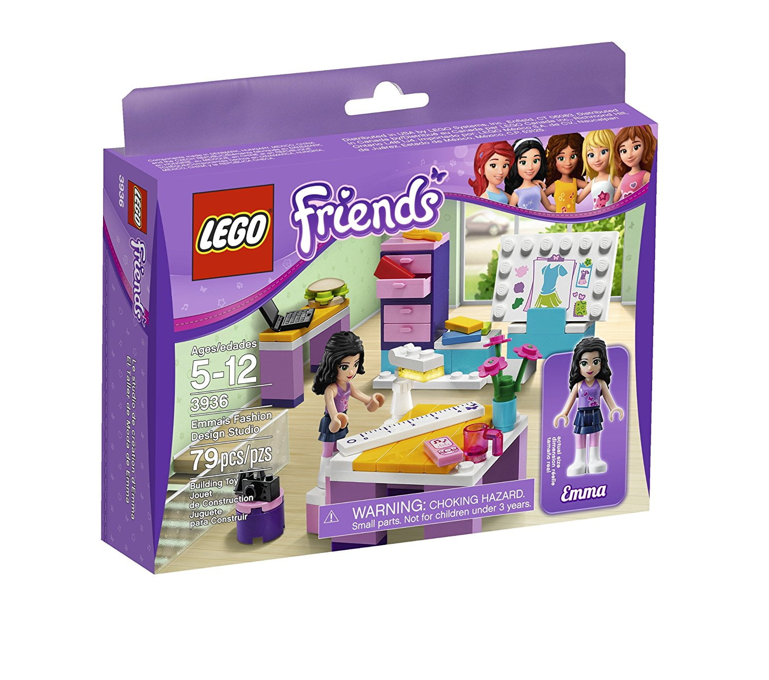 emma's room lego friends