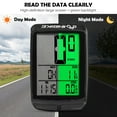 thumbnail image 2 of Wireless Bike Computer Multi Functional Large Screen Cycling Computer Mountain Bike Speedometer Waterproof Odometer, 2 of 8
