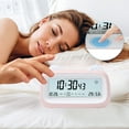 thumbnail image 3 of REGALWOVEN Digital Alarm Clock Backlight, Cartoon Design, Loud Wake-Up Sound for Bedroom/Dorm Blue 6.1"L x 1.8"W x 3.7"H, 3 of 6