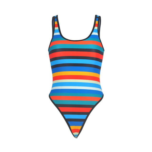 high cut tummy control swimsuit